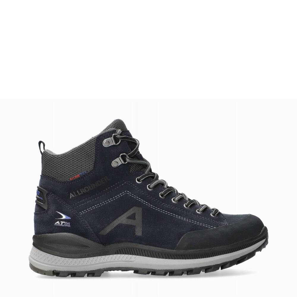 NEW ALLROUNDER men's remco-tex hiking ankle boots in eclipse
